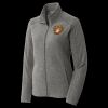 Women's Heather Microfleece Full Zip Jacket Thumbnail