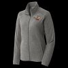 Women's Heather Microfleece Full Zip Jacket Thumbnail