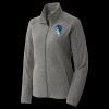 Women's Heather Microfleece Full Zip Jacket Thumbnail