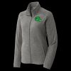 Women's Heather Microfleece Full Zip Jacket Thumbnail