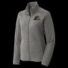 Women's Heather Microfleece Full Zip Jacket Thumbnail