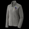 Women's Heather Microfleece Full Zip Jacket Thumbnail