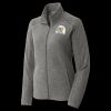 Women's Heather Microfleece Full Zip Jacket Thumbnail