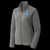 Women's Heather Microfleece Full Zip Jacket Thumbnail