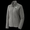 Women's Heather Microfleece Full Zip Jacket Thumbnail