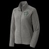 Women's Heather Microfleece Full Zip Jacket Thumbnail