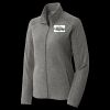 Women's Heather Microfleece Full Zip Jacket Thumbnail