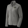 Women's Heather Microfleece Full Zip Jacket Thumbnail