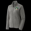 Women's Heather Microfleece Full Zip Jacket Thumbnail