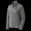 Women's Heather Microfleece Full Zip Jacket Thumbnail