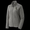 Women's Heather Microfleece Full Zip Jacket Thumbnail