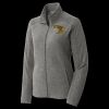 Women's Heather Microfleece Full Zip Jacket Thumbnail