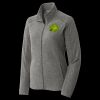 Women's Heather Microfleece Full Zip Jacket Thumbnail