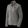 Women's Heather Microfleece Full Zip Jacket Thumbnail