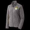 Women's Heather Microfleece Full Zip Jacket Thumbnail