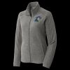 Women's Heather Microfleece Full Zip Jacket Thumbnail