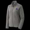 Women's Heather Microfleece Full Zip Jacket Thumbnail