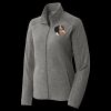Women's Heather Microfleece Full Zip Jacket Thumbnail