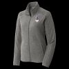 Women's Heather Microfleece Full Zip Jacket Thumbnail