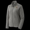 Women's Heather Microfleece Full Zip Jacket Thumbnail