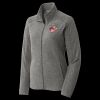 Women's Heather Microfleece Full Zip Jacket Thumbnail
