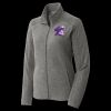 Women's Heather Microfleece Full Zip Jacket Thumbnail