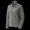 Women's Heather Microfleece Full Zip Jacket Thumbnail