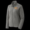 Women's Heather Microfleece Full Zip Jacket Thumbnail