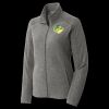 Women's Heather Microfleece Full Zip Jacket Thumbnail