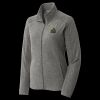 Women's Heather Microfleece Full Zip Jacket Thumbnail