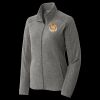 Women's Heather Microfleece Full Zip Jacket Thumbnail