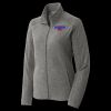 Women's Heather Microfleece Full Zip Jacket Thumbnail