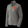 Women's Heather Microfleece Full Zip Jacket Thumbnail