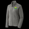 Women's Heather Microfleece Full Zip Jacket Thumbnail