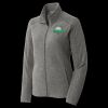 Women's Heather Microfleece Full Zip Jacket Thumbnail