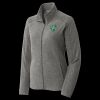 Women's Heather Microfleece Full Zip Jacket Thumbnail