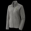 Women's Heather Microfleece Full Zip Jacket Thumbnail