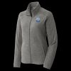Women's Heather Microfleece Full Zip Jacket Thumbnail
