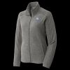 Women's Heather Microfleece Full Zip Jacket Thumbnail