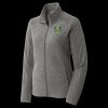 Women's Heather Microfleece Full Zip Jacket Thumbnail