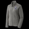 Women's Heather Microfleece Full Zip Jacket Thumbnail