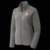 Women's Heather Microfleece Full Zip Jacket Thumbnail