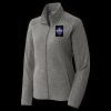 Women's Heather Microfleece Full Zip Jacket Thumbnail