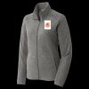 Women's Heather Microfleece Full Zip Jacket Thumbnail