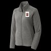 Women's Heather Microfleece Full Zip Jacket Thumbnail
