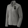 Women's Heather Microfleece Full Zip Jacket Thumbnail