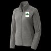 Women's Heather Microfleece Full Zip Jacket Thumbnail