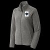 Women's Heather Microfleece Full Zip Jacket Thumbnail