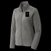 Women's Heather Microfleece Full Zip Jacket Thumbnail