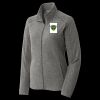Women's Heather Microfleece Full Zip Jacket Thumbnail